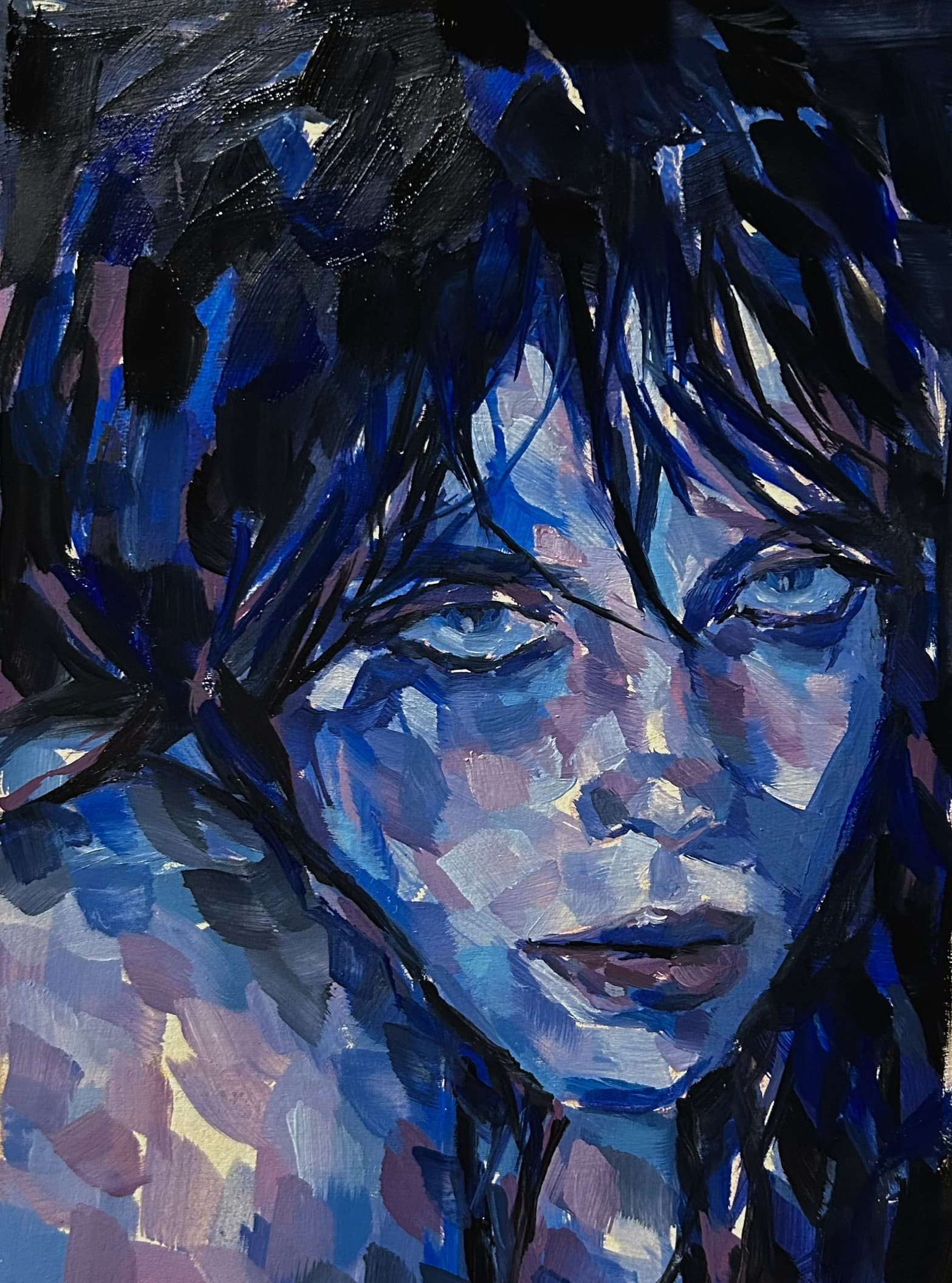 Bittersweet, made with oil on watercolor paper